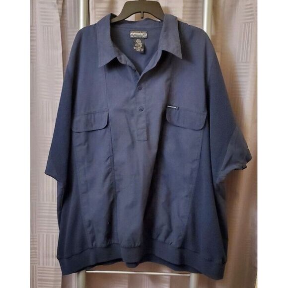 Members Only Other - Vtg Members Only Men's Polo 5 XL Navy Short Sleeve Collar‎ Shirt